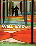 Well Said Intro 2nd 9781305641426 Front Cover