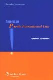 American Private International Law  9789041127426 Front Cover