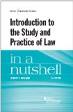 Introduction to the Study and Practice of Law in a Nutshell, 6th  cover art