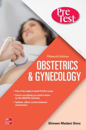PreTest Obstetrics &amp; Gynecology, Fifteenth Edition 15th 9781260468427 Front Cover