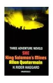 King Solomon's Mines, Allan Quatermain, She  cover art