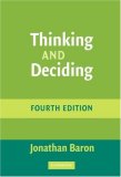 Thinking and Deciding  cover art