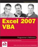 Excel 2007 VBA Programmer's Reference  cover art