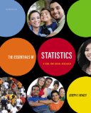 Essentials of Statistics A Tool for Social Research 2nd 2009 9780495601432 Front Cover