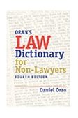 Law Dictionary for Nonlawyers 4th 1999 Revised  9780766817432 Front Cover