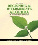 Beginning and Intermediate Algebra An Integrated Approach cover art