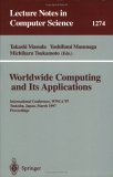 Worldwide Computing and its Applications International Conference, WWCA '97, Tsukuba, Japan, March 10-11, 1997 1997 9783540633433 Front Cover