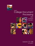 Gregg College Keyboarding and Document Processing (GDP), Lessons 121-180 Text  cover art