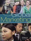 Global Marketing 3rd 2010 9781439039434 Front Cover