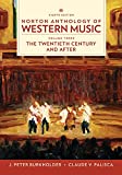 Norton Anthology of Western Music 20th Century and Beyond
