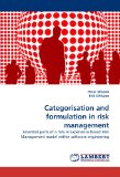 Categorisation and Formulation in Risk Management 2010 9783838378435 Front Cover