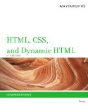 New Perspectives on HTML, CSS, and Dynamic HTML  cover art