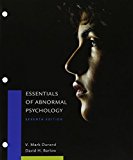 Essentials of Abnormal Psychology + Mindtap Psychology, 1-term Access:  cover art