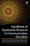 Handbook of Qualitative Research in Communication Disorders  9781848726437 Front Cover
