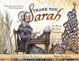 Thank You, Sarah The Woman Who Saved Thanksgiving  9780689851438 Front Cover