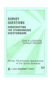 Survey Questions Handcrafting the Standardized Questionnaire cover art