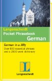 Langenscheidt Pocket Phrasebook German 2011 9783468989438 Front Cover