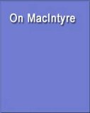 On MacIntyre 2002 9780534622442 Front Cover