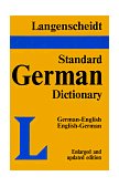 Langenscheidt's Standard German Dictionary English-German, German-English cover art