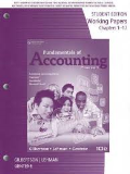 Working Papers for Gilbertson/Lehman/Gentene's Fundamentals of Accounting: Course 1, 10th  cover art