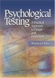 Psychological Testing A Practical Approach to Design and Evaluation cover art