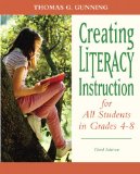 Creating Literacy Instruction for All Students in Grades 4 To 8  cover art