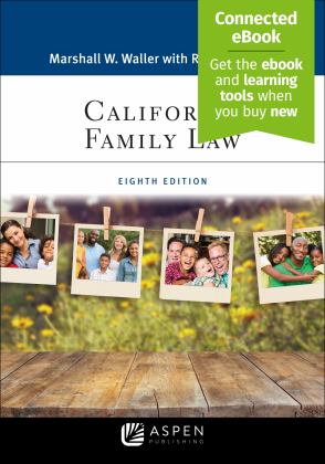 California Family Law 8th 9781543815443 Front Cover