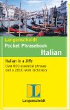 Langenscheidt Pocket Phrasebook Italian 2011 9783468989445 Front Cover