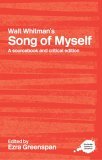 Walt Whitman's Song of Myself A Sourcebook and Critical Edition  9780415275446 Front Cover