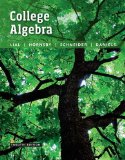 College Algebra:  cover art