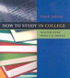 How to Study in College 9th 9780618766451 Front Cover