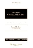California Construction Law 16th 9780735505452 Front Cover