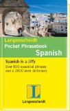 Langenscheidt Pocket Phrasebook Spanish 2011 9783468989452 Front Cover