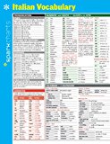 Italian Vocabulary Sparkcharts: 2014 9781411470453 Front Cover