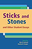 Sticks and Stones And Other Student Essays 9th 9781319023454 Front Cover