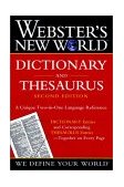 Webster's New World Dictionary and Thesaurus, 2nd Edition (paper Edition) 2nd 2002 Revised  9780764565458 Front Cover