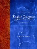 English Grammar Language As Human Behavior