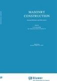 Masonry Construction Structural Mechanics and Other Aspects 1992 9780792318460 Front Cover