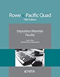 Rowe v. Pacific Quad, Inc. Faculty Version 5th 9781601563460 Front Cover