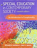 BUNDLE: Gargiulo, Special Education in Contemporary Society 7e (Interactive EBook) + Gargiulo, Special Education in Contemporary Society 7e (Loose-Leaf) 7th 9781071813461 Front Cover