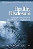 Healthy Disclosure Solving Communication Quandaries in Congregations cover art