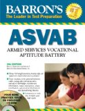Barron's ASVAB with CD-ROM 9th 2009 Revised  9780764195464 Front Cover