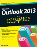 Outlook 2013 for Dummies 2013 9781118490464 Front Cover