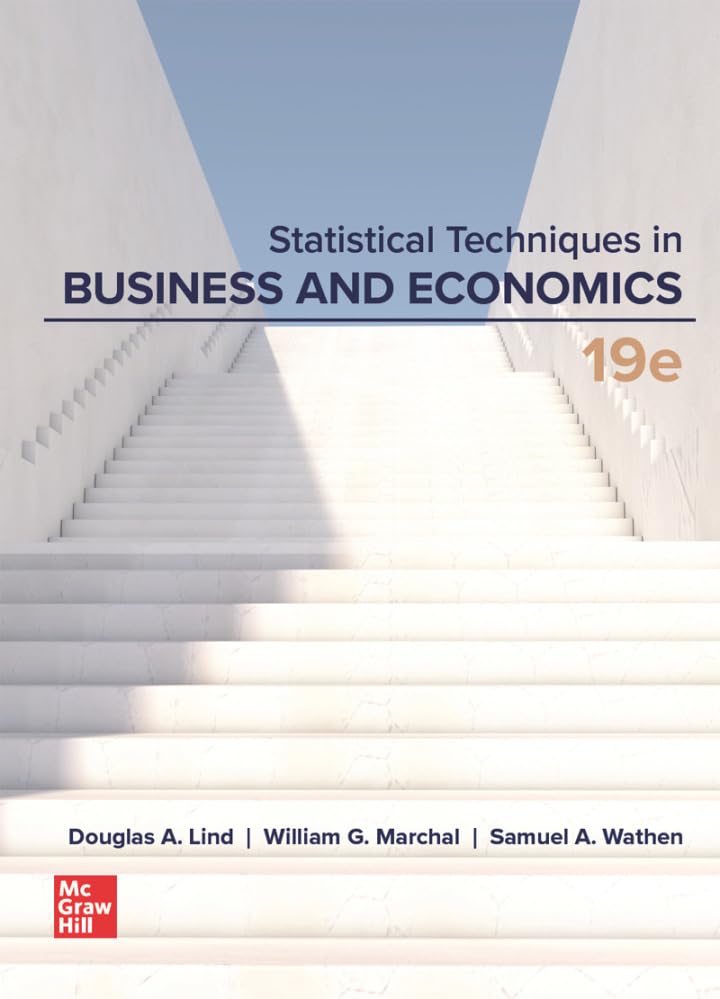Statistical Techniques in Business and Economics  9781265322465 Front Cover