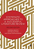 Systematic Approaches to a Successful Literature Review 2nd 9781473912465 Front Cover