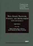 Real Estate Transfer, Finance, and Development 8th 9780314194466 Front Cover