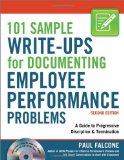 101 Sample Write-Ups for Documenting Employee Performance Problems A Guide to Progressive Discipline and Termination cover art