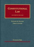Constitutional Law 16th 9781599412467 Front Cover