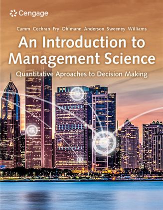 Introduction to Management Science Quantitative Approaches to Decision Making 16th 9780357715468 Front Cover