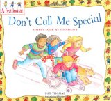Disability Don't Call Me Special  9780750266468 Front Cover